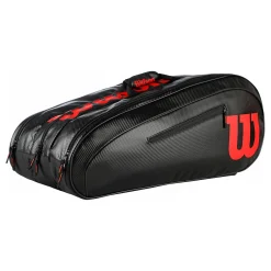 Shop Elite Racket Bag 15 Pack Special Edition - Black, Red Racket Bags