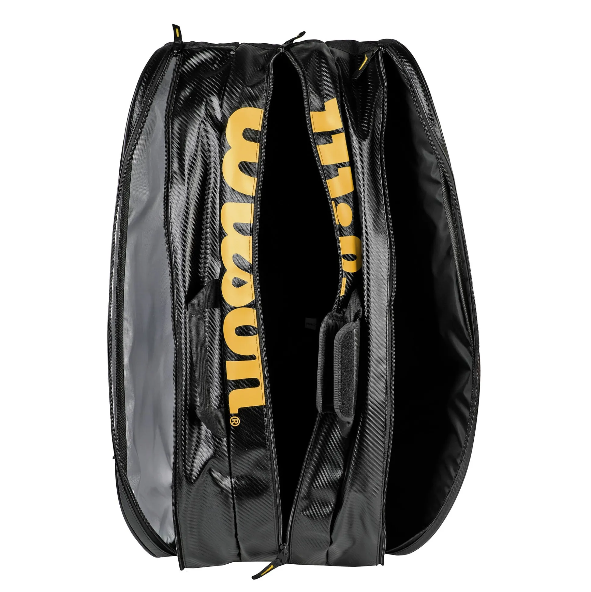 Shop Elite Racket Bag 15 Pack Special Edition - Black, Gold Racket Bags
