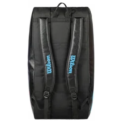 Best Sale Elite Racket Bag 15 Pack Special Edition - Black, Blue Racket Bags