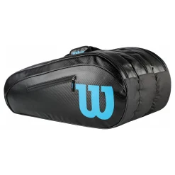 Best Sale Elite Racket Bag 15 Pack Special Edition - Black, Blue Racket Bags