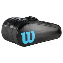 Best Sale Elite Racket Bag 15 Pack Special Edition - Black, Blue Racket Bags