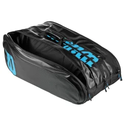 Best Sale Elite Racket Bag 15 Pack Special Edition - Black, Blue Racket Bags