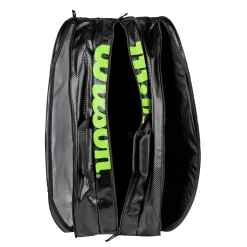 Clearance Elite Racket Bag 15 Pack Special Edition - Black, Lime Racket Bags