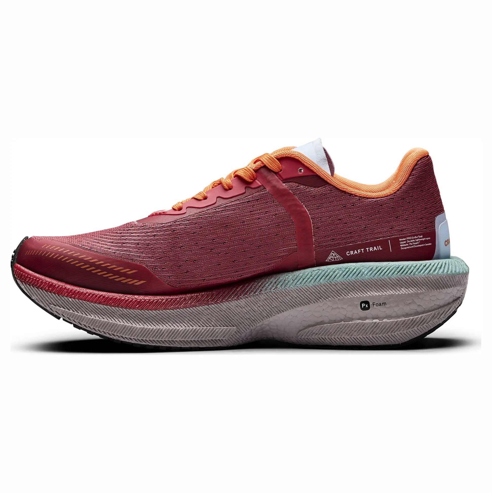 Cheap Endurance Trail Running Shoe Women - Red, Light Blue Running Shoes