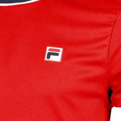 Flash Sale Enzo T-Shirt Men - Red, Dark Blue Shirts