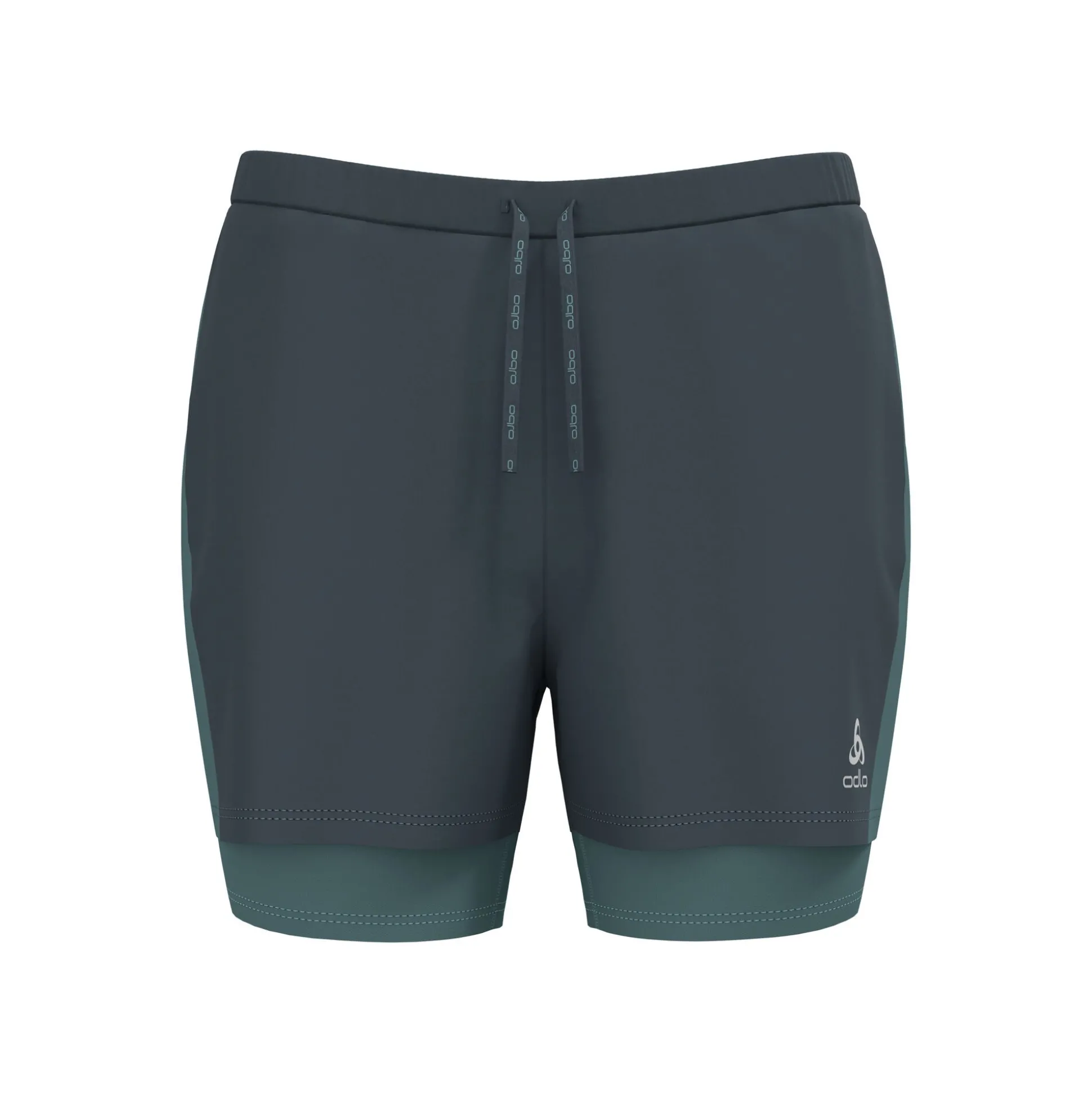 Outlet Essential 3inch 2in1 Running Shorts Women - Dark Grey, Turquoise Running Clothing