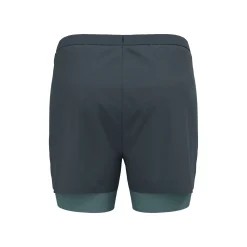 Outlet Essential 3inch 2in1 Running Shorts Women - Dark Grey, Turquoise Running Clothing