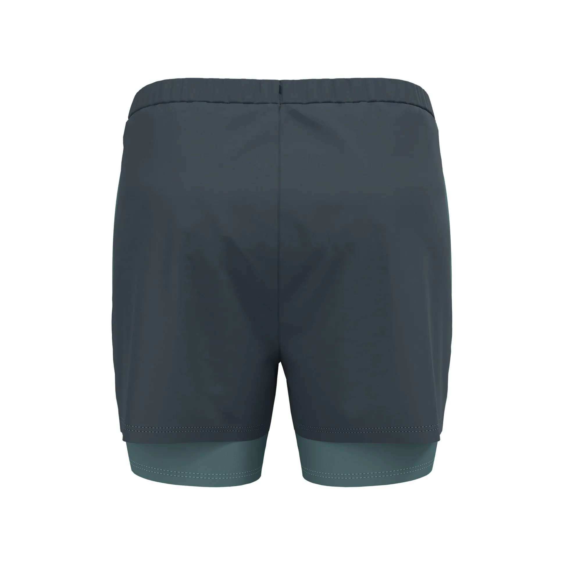 Outlet Essential 3inch 2in1 Running Shorts Women - Dark Grey, Turquoise Running Clothing