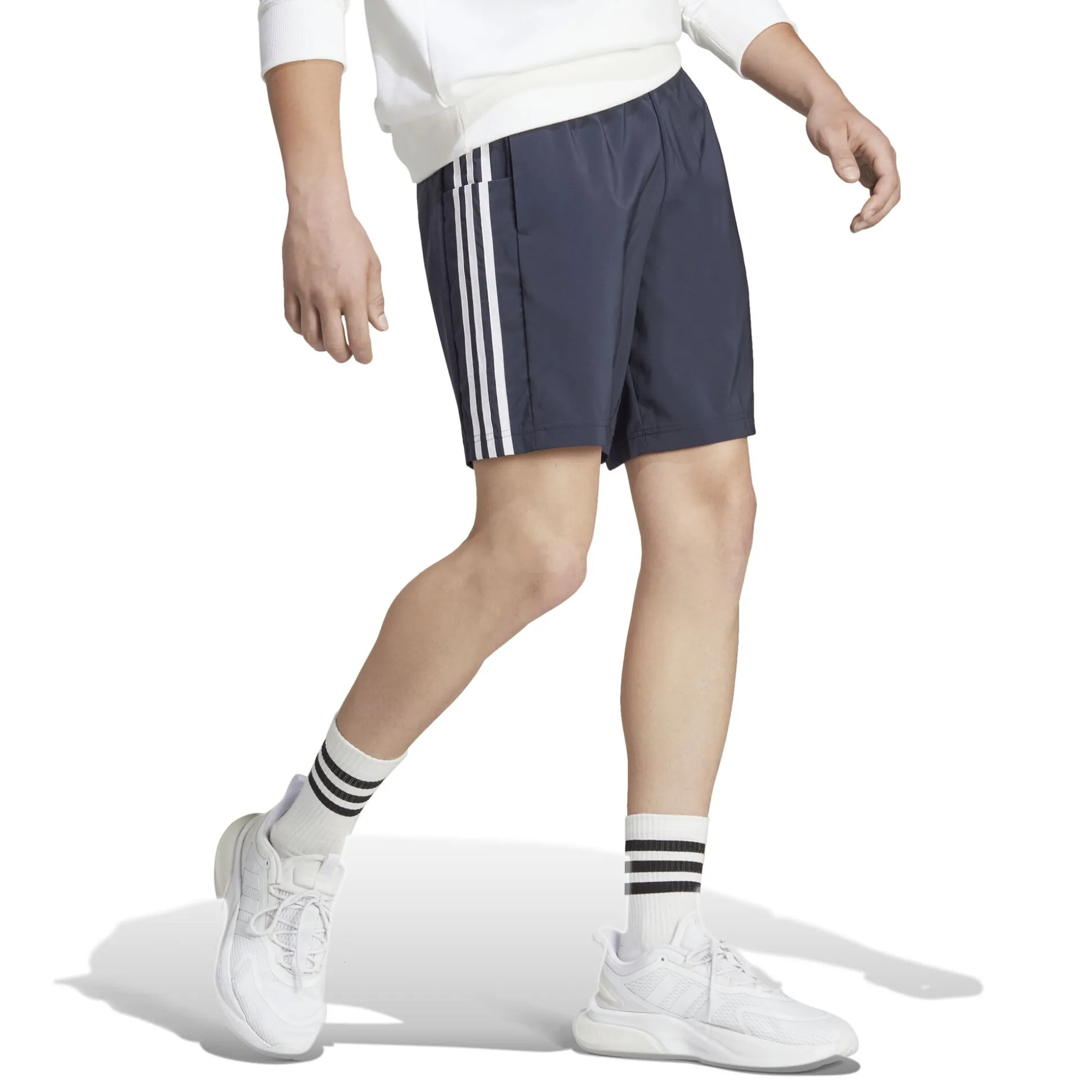 Hot Essentials AEROREADY Chelsea 3-Stripes Shorts Men - Dark Blue, White Shorts