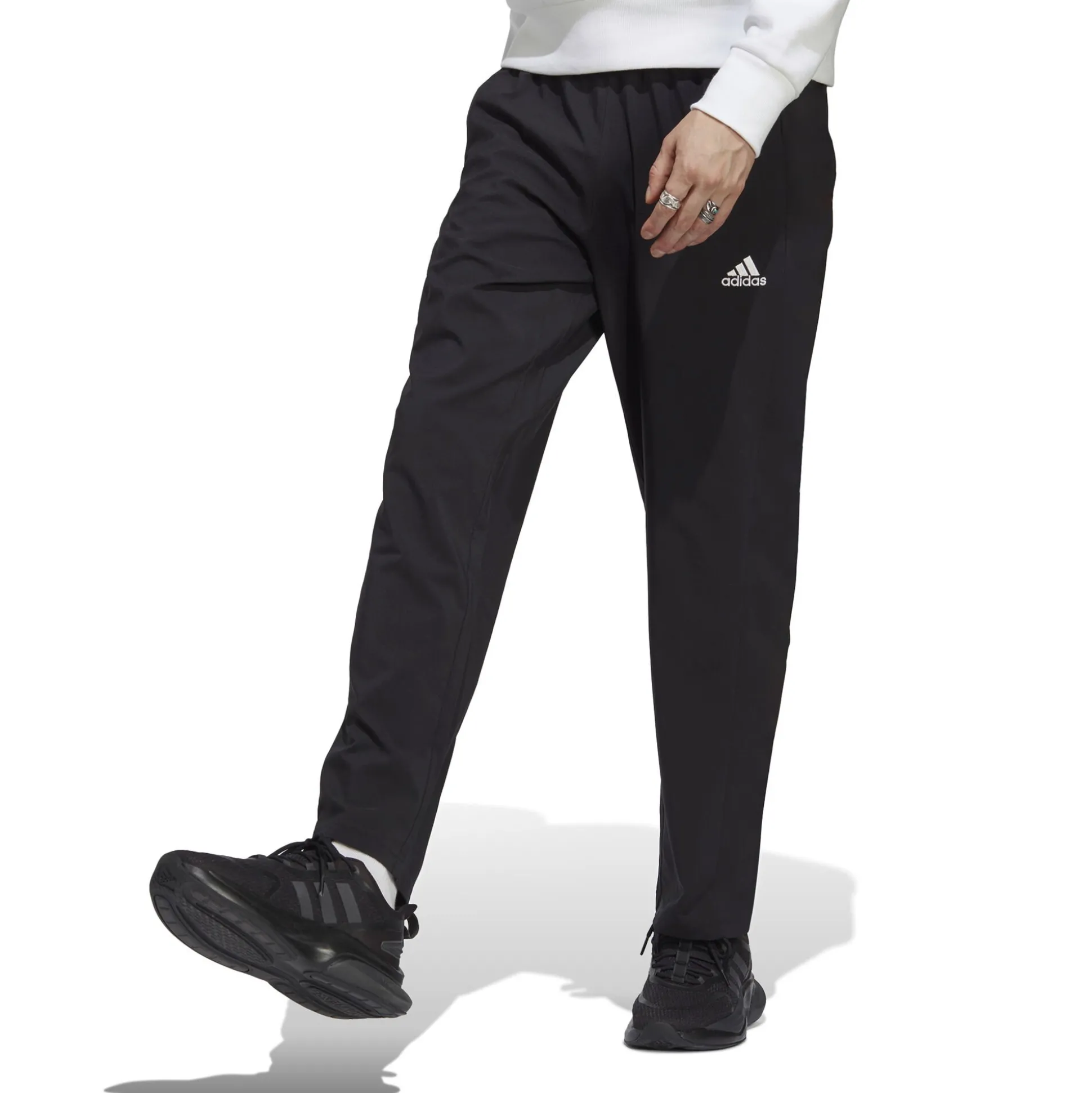 New Essentials AEROREADY Embroidered Small Logo Training Pants Men - Black, White Pants