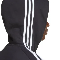 Online Essentials French Terry 3-Stripes Full-Zip Hoodie Men - Black, White Jackets