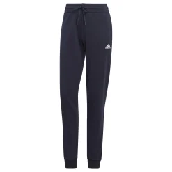 Best Essentials Linear French Terry Cuffed Training Pants Women - Dark Blue, White Pants