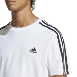 Flash Sale Essentials Single Jersey 3-Stripes T-Shirt Men - White, Black Shirts