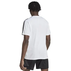 Discount Essentials Train 3-Stripes Training T-Shirt Men - White, Black Shirts