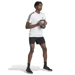 Discount Essentials Train 3-Stripes Training T-Shirt Men - White, Black Shirts