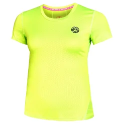 Sale Eve Tech Roundneck T-Shirt Women - Neon Yellow, Black Shirts