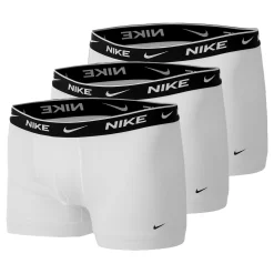 Flash Sale Everyday Cotton Strech Trunk Boxer Shorts 3 Pack Men - White, Black Underwear