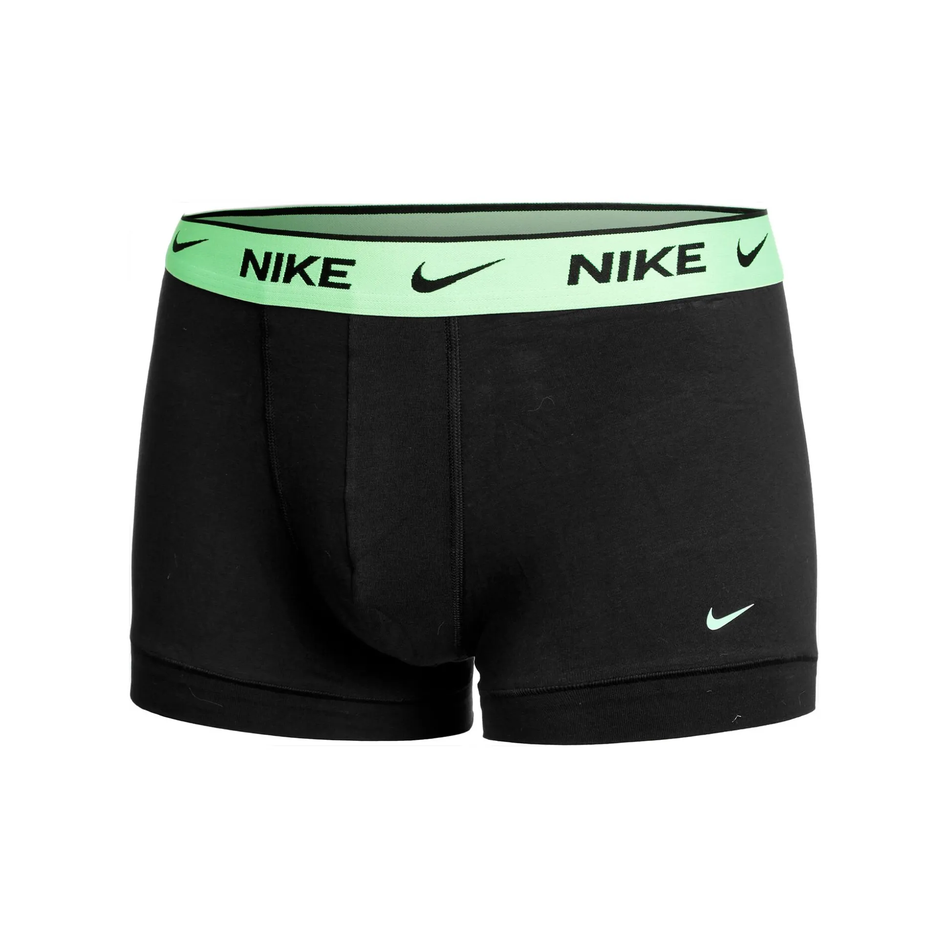 Cheap Everyday Cotton Stretch Trunk Boxer Shorts 3 Pack Men - Grey, Neon Green Underwear