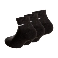 Online Everyday Cush Ankle Sports Socks 3 Pack - Black, White Socks