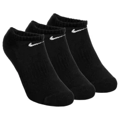 Outlet Everyday Lightweight No Show Sports Socks 3 Pack - Black, White Socks