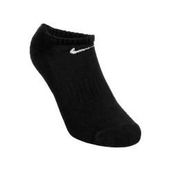 Outlet Everyday Lightweight No Show Sports Socks 3 Pack - Black, White Socks