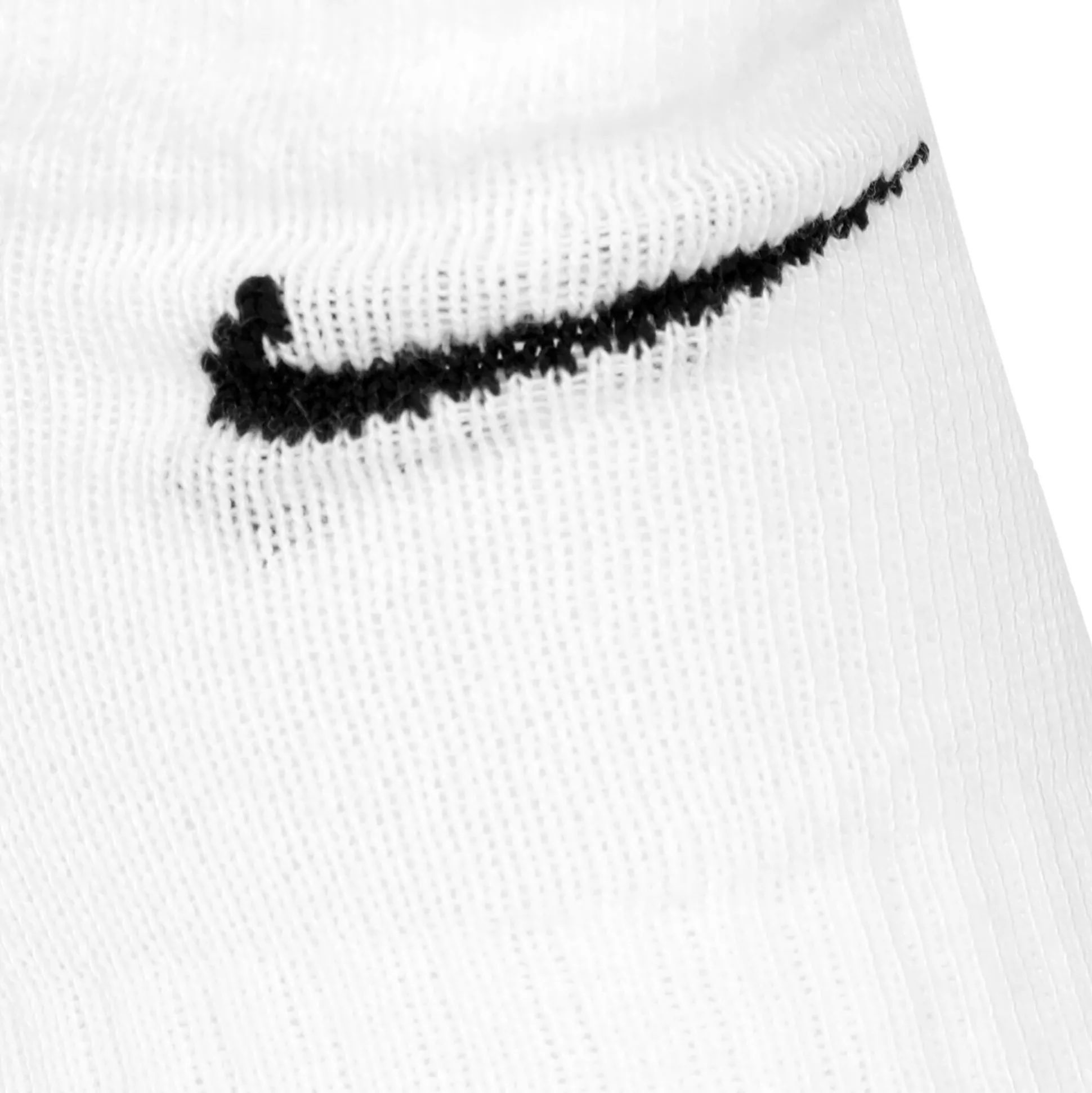 Clearance Everyday Lightweight NoShow Sports Socks 3 Pack - White, Black Socks