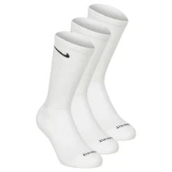 Discount Everyday Plus Cushioned Crew Sports Socks 3 Pack - White, Black Socks