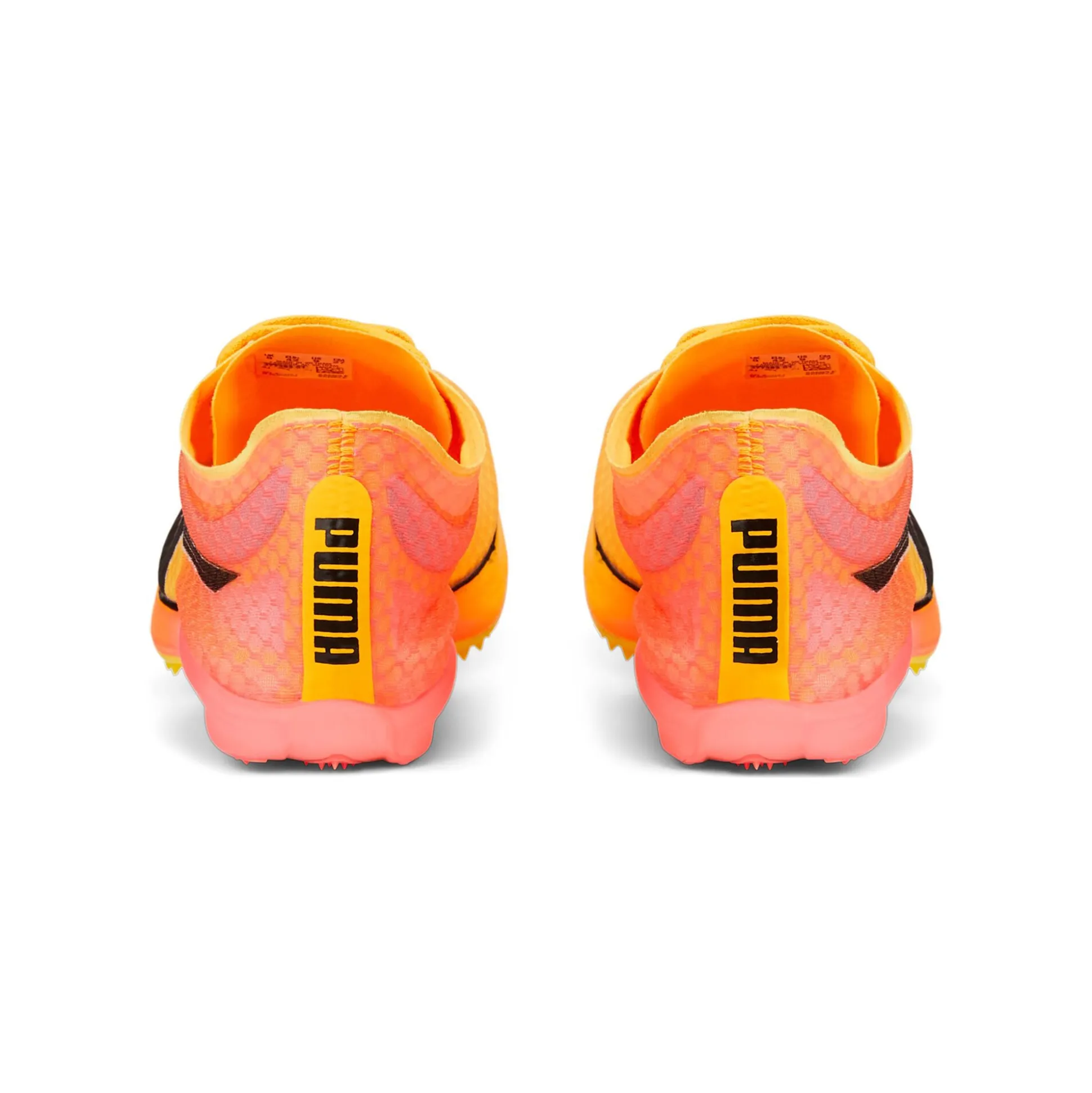 Fashion EvoSPEED Distance Nitro Elite+ 2 Spike Shoes - Yellow, Orange Running Shoes