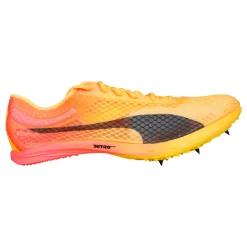 Best Sale EvoSPEED Distance Nitro Elite+ 4 Spike Shoes - Orange, Black Running Shoes