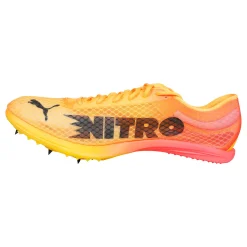 Best Sale EvoSPEED Distance Nitro Elite+ 4 Spike Shoes - Orange, Black Running Shoes