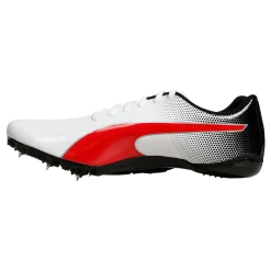 Flash Sale EvoSPEED Prep Sprint 3 Spike Shoes - White, Black Running Shoes