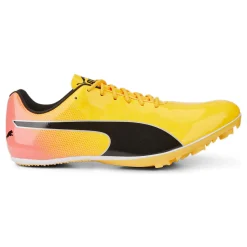Online EvoSPEED Sprint 14 Spike Shoes - Yellow, Orange Running Shoes