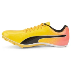 Online EvoSPEED Sprint 14 Spike Shoes - Yellow, Orange Running Shoes