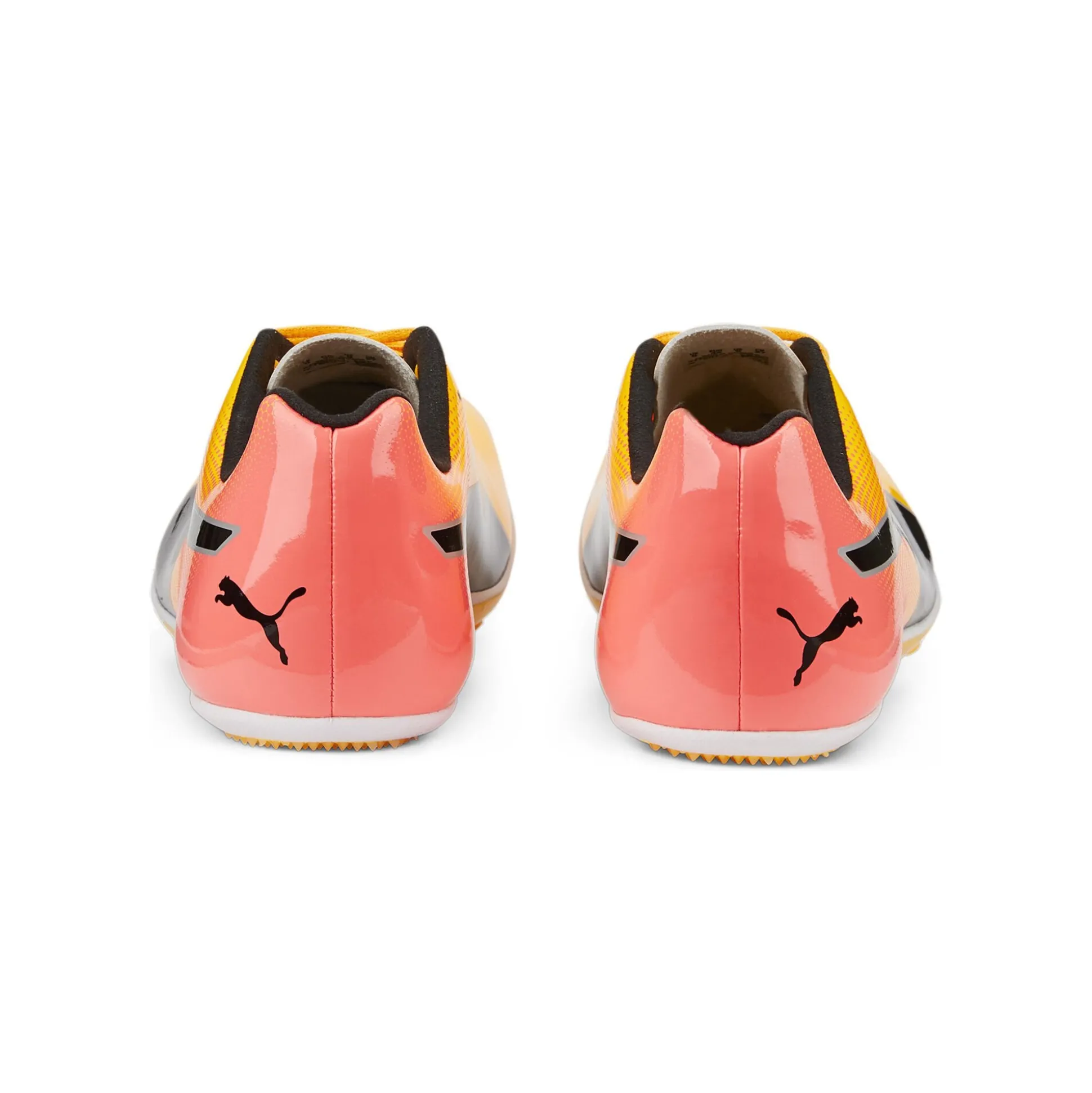 Online EvoSPEED Sprint 14 Spike Shoes - Yellow, Orange Running Shoes