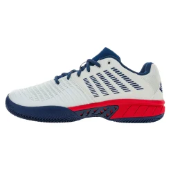Best Express Light 3 Clay Court Shoe Men - White, Red Clay Court Shoes