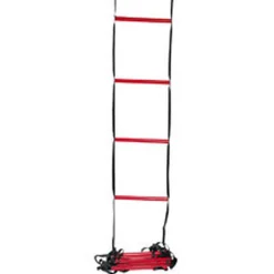 Fashion EZ Agility Ladder - Red, Black Coaching Equipment