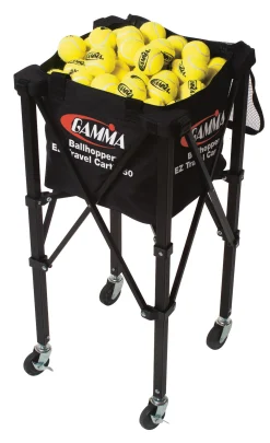 Hot EZ Travel Cart 150 Ball Cart With Wheels - Black Coaching Equipment