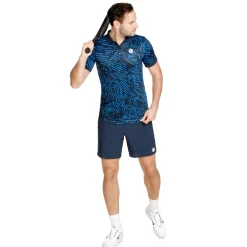 Hot Fingerprint Polo Men - Dark Blue, Blue Shirts