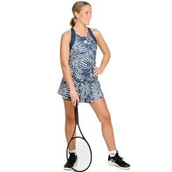 Fashion Fingerprint Tank Top Women - Dark Blue, White Tops