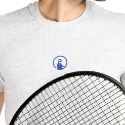 Shop Flashy Retro Tie-Break T-Shirt Men - Lightgrey, Blue Shirts