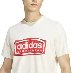 Cheap FLD SPW Logo T-Shirt Men - Cream, Red Shirts