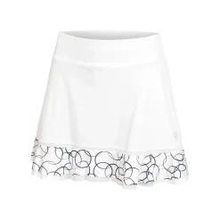 Shop Flounce Skirt Women - White, Dark Blue Skirts