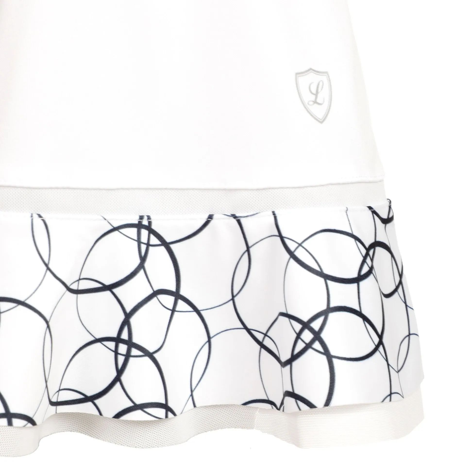 Shop Flounce Skirt Women - White, Dark Blue Skirts