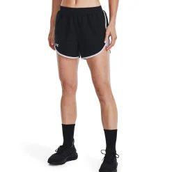 Cheap Fly By Elite 5in Shorts Women - Black, White Running Clothing|Shorts