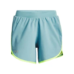Discount Fly By Elite 5in Shorts Women - Light Blue, Neon Yellow Running Clothing|Shorts