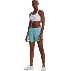 Discount Fly By Elite 5in Shorts Women - Light Blue, Neon Yellow Running Clothing|Shorts