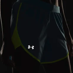 Discount Fly By Elite 5in Shorts Women - Light Blue, Neon Yellow Running Clothing|Shorts