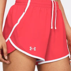 Cheap Fly By 3in Running Shorts Women - Red, White Running Clothing