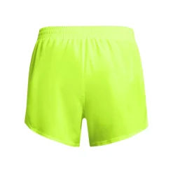 Hot Fly By Shorts Women - Neon Yellow Running Clothing|Shorts