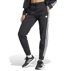 New Future Icon 3 Stripes Regular Training Pants Women - Black, White Pants